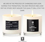 Lulu Candles | Apple Cinnamon | Luxury Scented Soy Jar Candle | Hand Poured in - Image 3