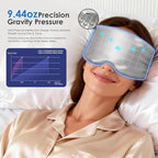 Weighted Eye Mask for Sleeping, Silk Sleep Mask for Side Sleeper - Image 2