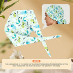 Adjustable Scrub Cap with Buttons & Sweatband, Working Hat with Elastic Tie Back - Image 5