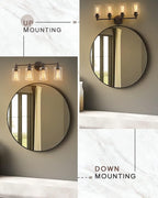 FEMILA Bathroom Vanity Light Fixture, 4-Light Farmhouse Wall Vanity Lights - Image 4