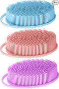 Silicone Body Scrubber 3 Pack Silicone Loofah Exfoliating Body Scrubber Soft by Unknown