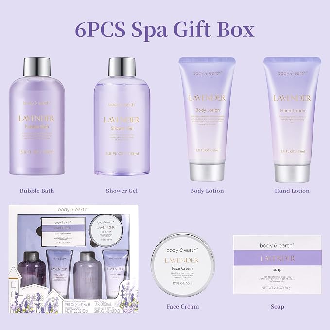 BODY & EARTH Bath and Body Gift Set - Image 3