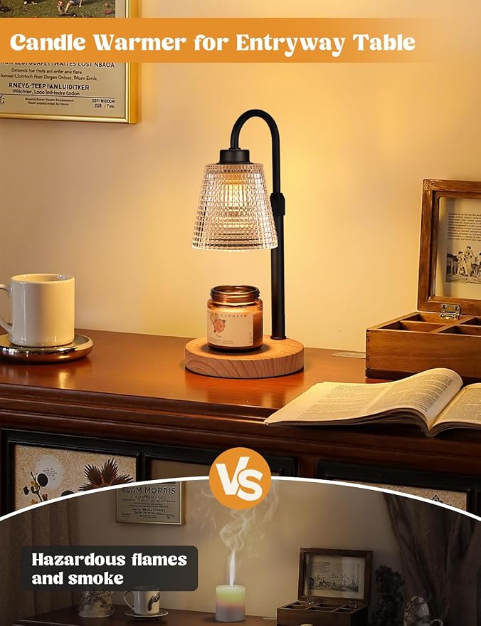 Innqoo Rustic Candle Warmer Lamp - Image 5