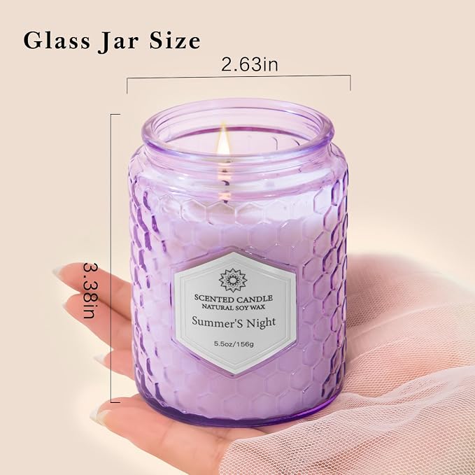 Candles for Home Scented, 6 Pack Aromatherapy Candles Gifts Sets for Women - Image 4