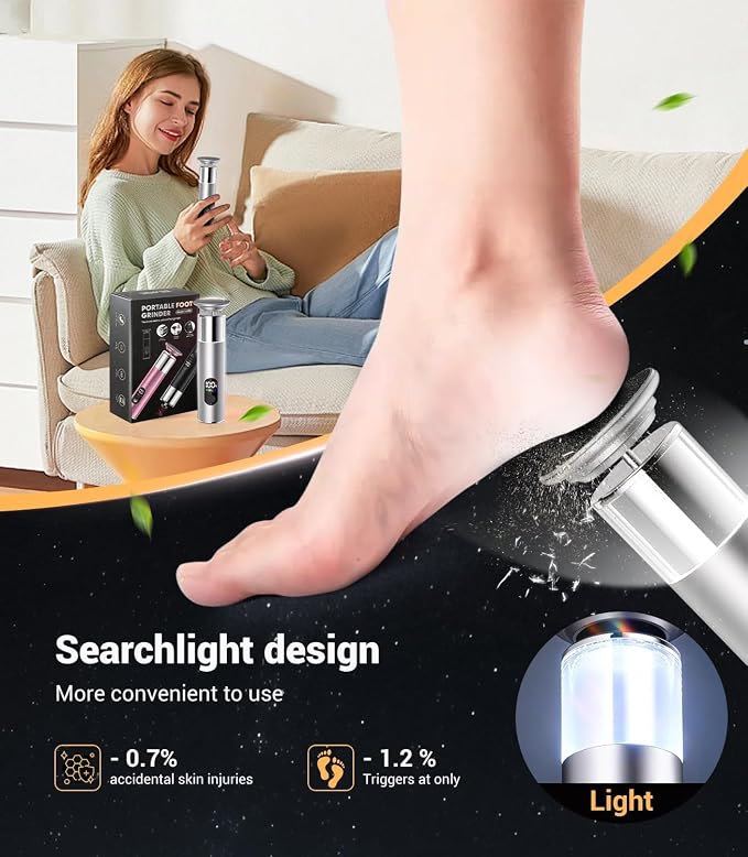 Electric Foot Callus Remover, Rechargeable Electric Callus Remover - Image 4