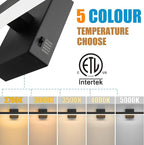 Black Bathroom Vanity Light 15.75 inch, 14W Dimmable 5CCT LED Modern Bathroom - Image 3