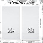 MASHAN Class of 2026 Graduation Hand Towels 3 Pack, 100% Cotton Soft Absorbent - Image 2
