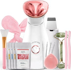 Colorfarm Facial Steamer Nano Ionic: Face Steamer Home Spa Kit Deep Cleaning by Colorfarm
