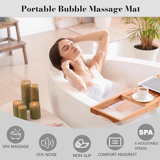 Bubble Bath Mat with Warm Air - Image 2
