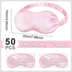 Newcotte 50 Pcs Silk Sleep Eye Mask - Image 2