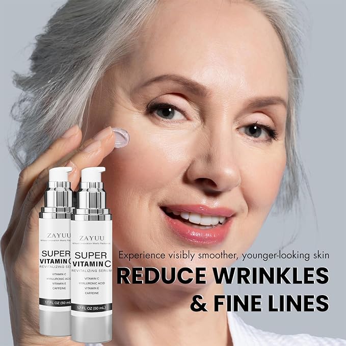 Super Vitamin C Serum 2-Pack — Hydrating Brightening Face Serum - Image 4