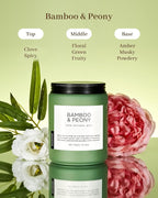 M&SENSE Bamboo Peony Spring Large Candles - Image 2