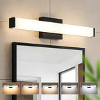 Bathroom Light Fixtures Over Mirror 22IN, 19W 5CCT Dimmable Modern Vanity Lights by sacorlux