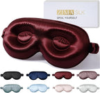 ZIMASILK Adjustable 22 Momme 100% Pure Mulberry Silk Sleep Mask, 3D Contoured by ZIMASILK