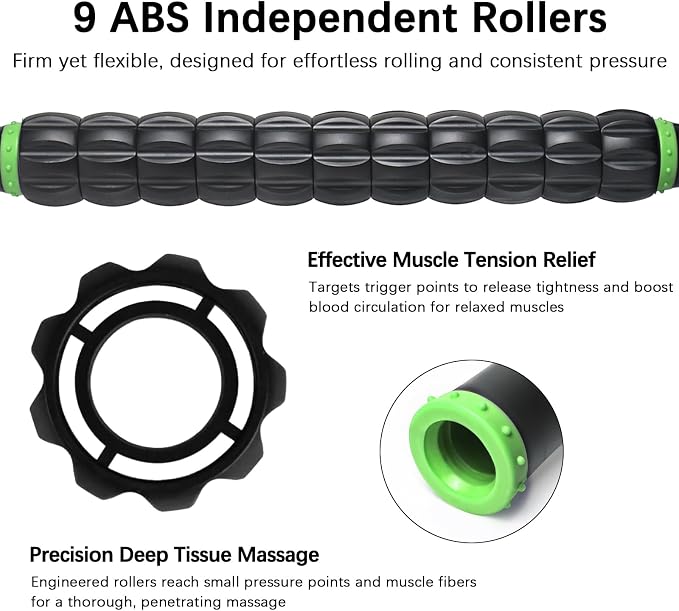 Muscle Roller Massage Roller Stick- Deep Tissue Fascia Blaster - Image 3