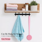 2 Pack Back Scrubber for Shower, 17in Lengthen Long Handle Body Brush, Double - Image 5