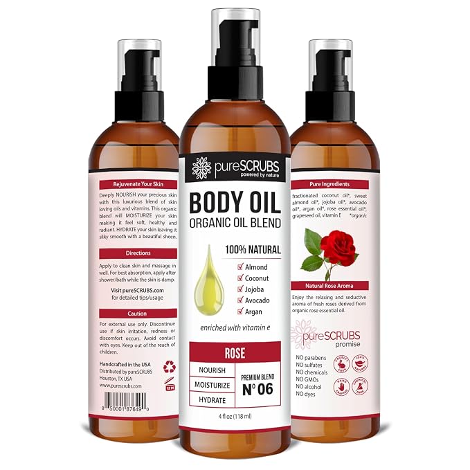 pureSCRUBS Ultra Moisturizing Rose Body Oil Spray - Image 2