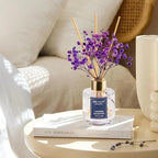 Airkeep Reed Diffuser Set of 3, Clean Linen Ocean Mist&Sea Salt Lavender - Image 4