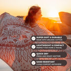 FESHKA Sand Proof Turkish Beach Towel – Oversized, Quick Dry & Lightweight - Image 2