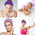 20 Piece Spa Set, Face Wash Headband and Wristband, Bubble Headband, Gifts - Image 5