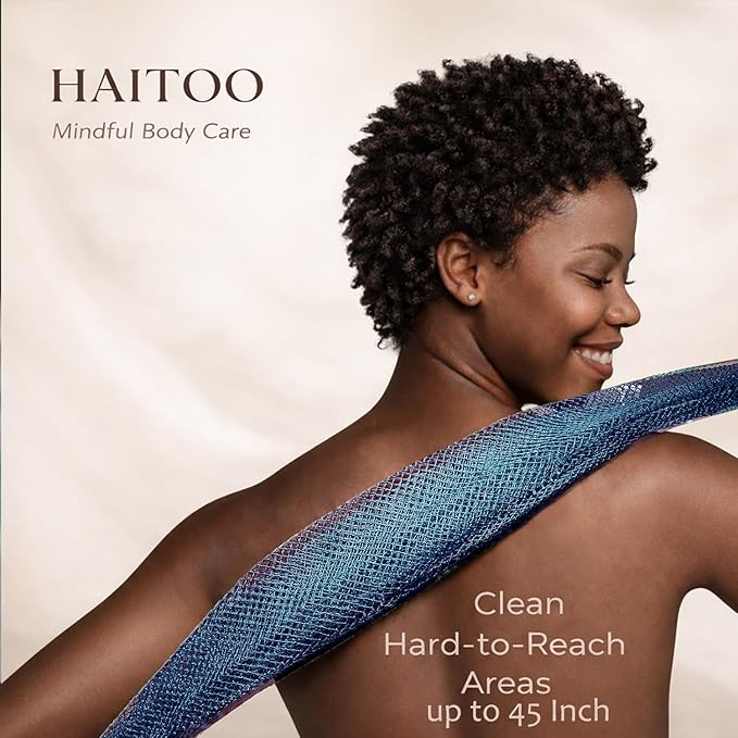 African Net Sponge Authentic, 3 Pieces African Exfoliating Net Sponge Body Back - Image 4