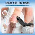 FERYES Professional 1/2 Jaw Cuticle Nippers - Image 3