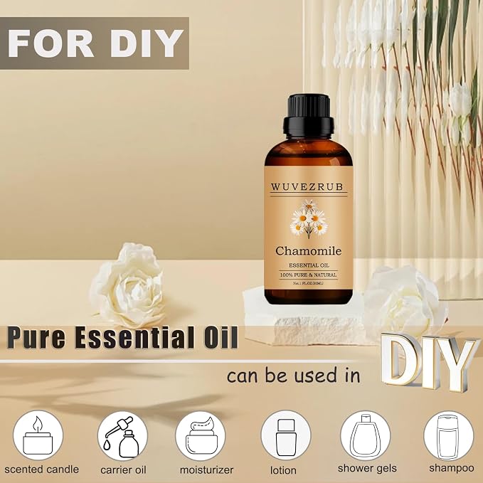 Chamomile Essential Oils, 30ML Pure and Natural Essential Oil - Image 3