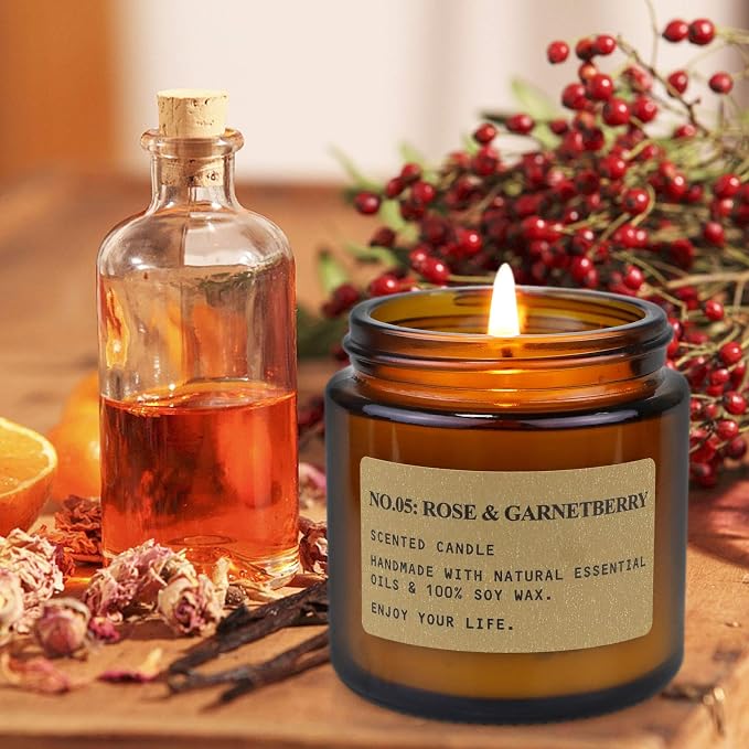 6 Pack Candles for Home Scented Aromatherapy Candle Gift Set for Women Soy Wax - Image 5
