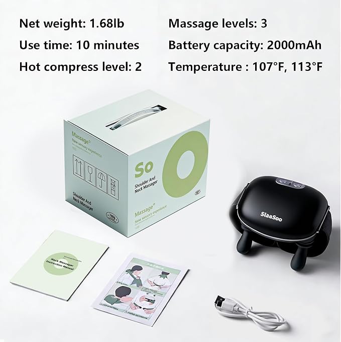 Neck Massager with Heat Electric Shoulder & Cervical Massage - Image 7