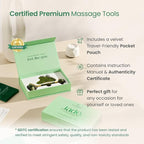 PLANTIFIQUE Jade Roller & Gua Sha Set – Real Jade Facial Tools - Image 6