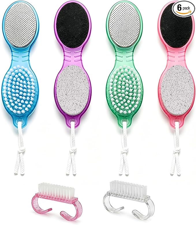 4PCS Foot Scrub Brush, 4 in 1 Foot Scrubber Brush by Unknown