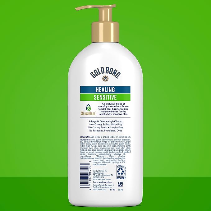 Gold Bond Healing Sensitive Daily Body & Face Lotion - Image 3