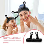 WLLHYF Spa Headband Facial Makeup Head Band Microfiber Soft Coral Fleece Head - Image 5