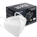 HUHETA KN95 Face Masks, 30 Packs Individually Wrapped, 5-Ply Breathable & by HUHETA