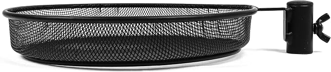 Deck Bird Feeder and Bath with Metal Mesh Tray and Water Bowl – Deck Railing - Image 5