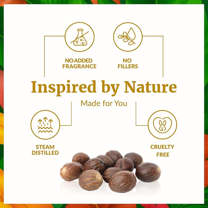 SVA Nutmeg Essential Oil – 1/3 Fl Oz – 100% Natural Nutmeg Oil - Image 3