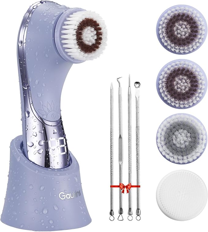 Facial Cleansing Brush Face Scrubber Exfoliator Rechargeable IPX7 Waterproof by followus