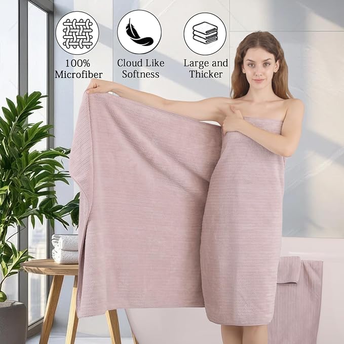 18 Piece Family Bath Towel Set Include 6 Bath Towels, 6 Hand Towels and 6 - Image 9