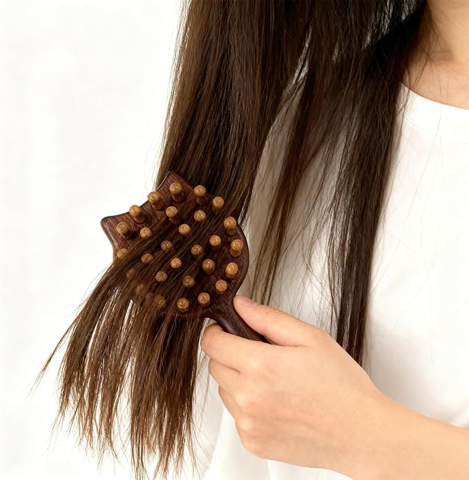 Shaped Wooden Scalp Massager - Image 7