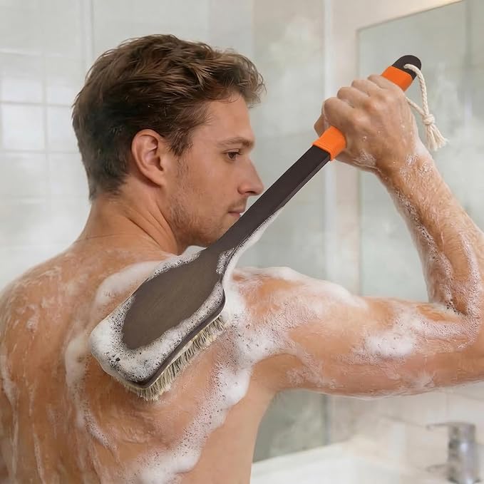 Back Scrubber Shower Brush, Dry Brushing Body Brush - Image 7