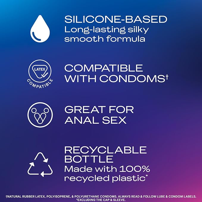 Durex Liquid Silicone Lube for Sex, Anal Lube & Sex Lube for Women, Men & - Image 2