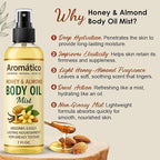 Aromatico Honey & Almond Body Oil Mist - Image 4