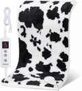 Cow Print Heating Pad for Back Period Cramps Neck Shoulder Pain Relief by MEWMIX