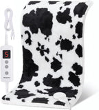 Cow Print Heating Pad for Back Period Cramps Neck Shoulder Pain Relief by MEWMIX