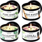AOOVOO 4 Pack Sage Candles by AOOVOO