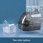 Bird Bath for Cage with Pull-Out Drawer, No-Mess Enclosed Tub for Budgie - Image 9