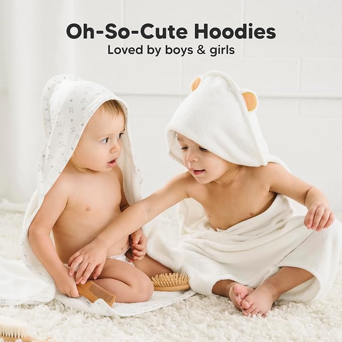 KeaBabies Hooded Baby Towel for Newborn - Image 7