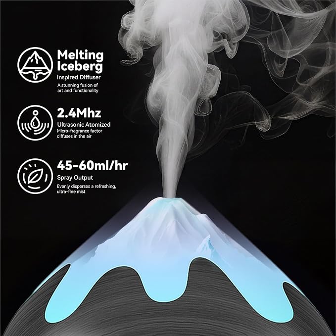 500ML Essential Oil Diffuser, Aromatherapy Diffuser - Image 5