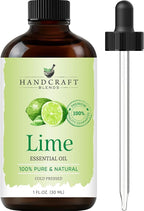 Handcraft Blends Lime Essential Oil – 1 Fl Oz – 100% Pure and Natural – Premium by HandcraftBlends