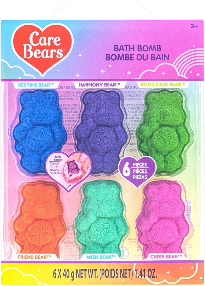 Care Bears 6 Pack Bubblegum Scented Bath Bombs by TownleyGirl